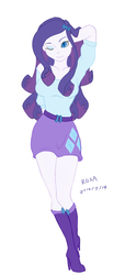Size: 1539x3378 | Tagged: safe, artist:rosa, rarity, equestria girls, g4, cute, female, looking at you, one eye closed, simple background, solo, white background, wink