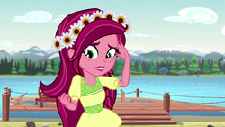 Size: 1280x720 | Tagged: safe, screencap, gloriosa daisy, equestria girls, g4, my little pony equestria girls: legend of everfree, female, solo