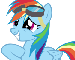 Size: 5920x4800 | Tagged: safe, artist:frownfactory, rainbow dash, pegasus, pony, g4, parental glideance, absurd resolution, female, goggles, simple background, solo, transparent background, vector