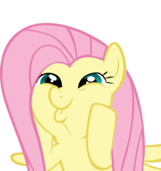 Size: 1550x1650 | Tagged: safe, artist:ocarina0ftimelord, fluttershy, pony, applebuck season, g4, sweet and smoky, cute, dashface, female, hilarious in hindsight, shyabetes, silly, silly pony, simple background, solo, spread wings, transparent background, vector, vector trace, wings