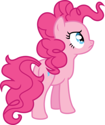 Size: 3792x4523 | Tagged: safe, artist:cobaltshade98, pinkie pie, earth pony, pony, g4, three's a crowd, absurd resolution, female, simple background, solo, transparent background, vector, vector trace