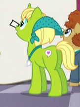 Size: 162x218 | Tagged: safe, screencap, bittersweet (g4), dr. steve brule, pony, unicorn, g4, princess spike, butt, cropped, female, male, mare, plot, stallion