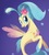 Size: 640x704 | Tagged: safe, artist:drake brodahl, princess skystar, pony, seapony (g4), g4, my little pony: the movie, blue eyes, blue mane, blue tail, bubble, cute, dorsal fin, female, fin, fin wings, fins, fish tail, flowing mane, flowing tail, freckles, happy, jewelry, looking at you, necklace, needs more jpeg, ocean, open mouth, open smile, pearl necklace, scales, seashell necklace, smiling, smiling at you, solo, swimming, tail, underwater, water, wings