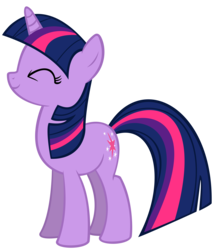 Size: 4734x5500 | Tagged: safe, artist:drfatalchunk, twilight sparkle, pony, unicorn, g4, .psd available, absurd resolution, eyes closed, female, mare, simple background, smiling, solo, trace, transparent background, vector, vector trace