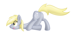 Size: 6000x3000 | Tagged: safe, artist:erockertorres, derpy hooves, pony, g4, .svg available, absurd resolution, ear fluff, featureless crotch, female, inkscape, ponyscape, scootie derpy, simple background, solo, tongue out, transparent background, vector, wingless