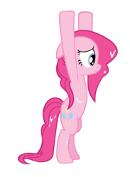 Size: 2952x4024 | Tagged: safe, artist:ocarina0ftimelord, pinkie pie, earth pony, pony, baby cakes, g4, arms in the air, female, high res, mare, sad, simple background, transparent background, vector, vector trace, wet, wet mane, wet tail