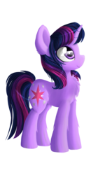 Size: 1791x2990 | Tagged: safe, artist:alexander56910, twilight sparkle, pony, g4, chest fluff, female, simple background, solo, transparent background