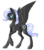 Size: 860x973 | Tagged: safe, artist:sky-draws-things, oc, oc only, oc:winter shade, pony, blind, magical lesbian spawn, offspring, parent:oc:nyx, parent:oc:snowdrop, parents:oc x oc, parents:snownyx, raised hoof, simple background, solo, transparent background