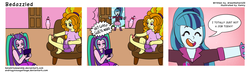 Size: 2628x772 | Tagged: safe, artist:tenebrisdawnmlp, adagio dazzle, aria blaze, sonata dusk, comic:bedazzled, equestria girls, g4, comic, the dazzlings