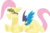 Size: 7285x4873 | Tagged: dead source, safe, artist:pink1ejack, discord, discordant harmony, g4, my little pony: friendship is magic, absurd resolution, clothes, costume, fluttershy suit, glasses, male, simple background, solo, transparent background, vector