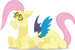 Size: 5000x3350 | Tagged: safe, artist:dashiesparkle, discord, discordant harmony, g4, absurd resolution, fluttershy suit, male, simple background, solo, transparent background, vector