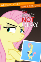 Size: 600x899 | Tagged: safe, edit, edited screencap, screencap, discord, fluttershy, pony, discordant harmony, g4, fluttershy suit, we're a culture not a costume