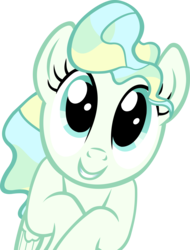 Size: 3980x5246 | Tagged: safe, artist:ironm17, vapor trail, pegasus, pony, g4, absurd resolution, bust, cute, female, folded wings, grin, hooves to the chest, mare, portrait, show accurate, simple background, smiling, solo, transparent background, vaporbetes, vector, wings