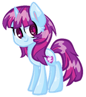 Size: 178x200 | Tagged: safe, artist:berrypunchrules, mystery mint, pony, unicorn, g4, equestria girls ponified, female, horn, looking at you, mare, ponified, smiling, solo