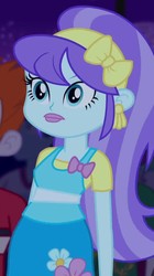 Size: 543x967 | Tagged: safe, screencap, aqua blossom, curly winds, heath burns, some blue guy, equestria girls, g4, my little pony equestria girls: rainbow rocks, cropped, ear piercing, earring, female, headband, jewelry, male, piercing, welcome to the show