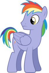 Size: 3353x5000 | Tagged: safe, artist:rubez2525, rainbow blaze, pegasus, pony, g4, games ponies play, .ai available, absurd resolution, male, simple background, solo, stallion, transparent background, vector, vector trace