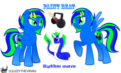 Size: 1600x960 | Tagged: safe, artist:auveiss, oc, oc only, oc:paint beat, oc:rhythm, dragon, cutie mark, old design, simple background, transparent background, vector