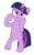 Size: 3710x6000 | Tagged: safe, artist:lolke12, twilight sparkle, pony, unicorn, dragon quest, g4, absurd resolution, bipedal, female, fighting stance, mare, simple background, solo, transparent background, unicorn twilight, vector