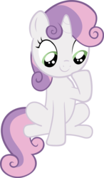 Size: 2109x3602 | Tagged: safe, artist:ocarina0ftimelord, sweetie belle, pony, g4, hearts and hooves day (episode), female, high res, simple background, solo, transparent background, vector, vector trace