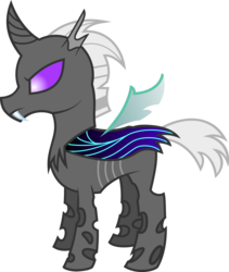 Size: 4218x5000 | Tagged: safe, artist:ambassad0r, oc, oc only, changeling, .svg available, absurd resolution, changeling oc, simple background, solo, transparent background, vector