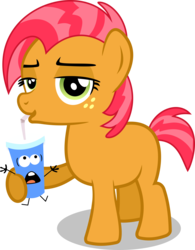 Size: 5677x7280 | Tagged: safe, artist:killagouge, babs seed, earth pony, pony, g4, one bad apple, absurd resolution, female, filly, simple background, transparent background, vector, vector trace