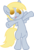 Size: 600x887 | Tagged: safe, artist:penguinbombsquad, derpy hooves, pegasus, pony, g4, bipedal, female, mare, no pupils, simple background, solo, transparent background, vector