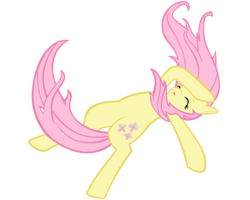 Size: 5435x4354 | Tagged: safe, artist:karl97, fluttershy, pegasus, pony, g4, absurd resolution, female, mare, photoshop, simple background, solo, trace, transparent background