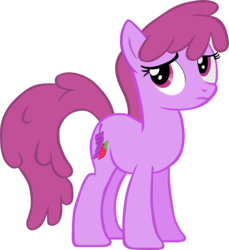 Size: 1600x1743 | Tagged: safe, artist:muffin308, berry punch, berryshine, earth pony, pony, g4, background pony, female, mare, simple background, solo, transparent background, vector