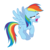 Size: 904x904 | Tagged: safe, artist:korikian, rainbow dash, pegasus, pony, g4, female, mare, simple background, solo, transparent background, vector