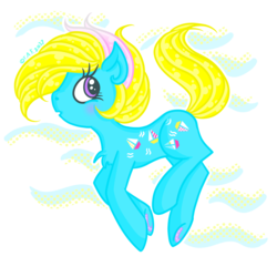 Size: 1024x1024 | Tagged: safe, artist:crystal-sushi, mainsail, pony, g1, female, simple background, solo, transparent background, twice as fancy ponies