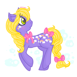 Size: 1024x1024 | Tagged: safe, artist:crystal-sushi, merriweather (g1), pony, g1, female, simple background, solo, transparent background, twice as fancy ponies