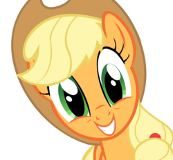 Size: 1084x1000 | Tagged: safe, artist:drunkhedgehog, applejack, earth pony, pony, g4, female, mare, simple background, solo, squee, transparent background, vector