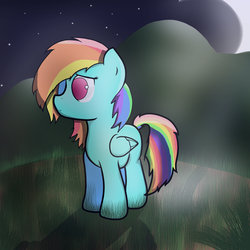 Size: 2000x2000 | Tagged: safe, artist:strangemoose, rainbow dash, pegasus, pony, g4, female, high res, solo