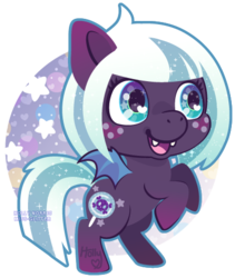 Size: 412x489 | Tagged: safe, artist:miss-glitter, oc, oc only, oc:saucy sweets, pony, heart eyes, simple background, solo, transparent background, wingding eyes