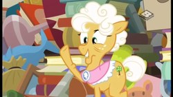 Size: 2560x1440 | Tagged: safe, screencap, goldie delicious, pony, g4, the perfect pear