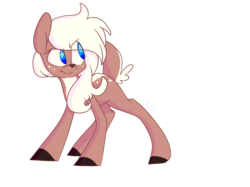 Size: 2732x2048 | Tagged: safe, artist:vanillashineart, oc, oc only, oc:gingersnap, deer, deer pony, original species, high res, simple background, solo, transparent background