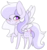 Size: 346x369 | Tagged: safe, artist:fuyonasoul, oc, oc only, oc:starstorm slumber, pegasus, pony, chibi, cute, one eye closed, simple background, solo, transparent background, wink