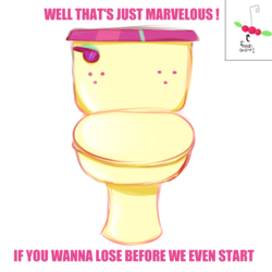Size: 700x700 | Tagged: safe, artist:anonymous, sour sweet, equestria girls, g4, my little pony equestria girls: friendship games, but why, objectification, toilet