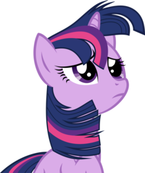Size: 3000x3572 | Tagged: safe, artist:lekadema, twilight sparkle, pony, unicorn, g4, the crystal empire, .svg available, female, high res, mare, simple background, solo, the failure song, transparent background, vector, windswept mane