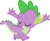 Size: 3702x3000 | Tagged: safe, artist:lekadema, spike, dragon, g4, the crystal empire, .svg available, dancing, high res, male, simple background, solo, song, the failure song, transparent background, vector