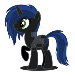 Size: 900x919 | Tagged: safe, artist:rayne-feather, oc, oc only, oc:rayne feather, pony, simple background, solo, transparent background, watermark