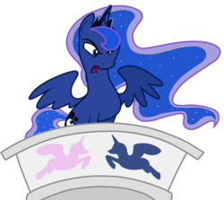 Size: 681x608 | Tagged: safe, artist:iheartnico2, princess luna, alicorn, pony, g4, princess twilight sparkle (episode), animatic, female, mare, simple background, solo, transparent background, vector, vector trace