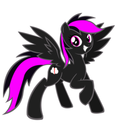 Size: 1024x1024 | Tagged: safe, artist:danmakuman, oc, oc only, oc:skydancer, pegasus, pony, request, simple background, solo, transparent background