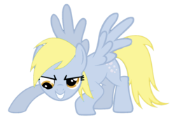 Size: 1030x776 | Tagged: safe, artist:hannahdash, derpy hooves, pegasus, pony, g4, female, mare, photoshop, simple background, solo, transparent background