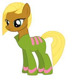 Size: 1200x1391 | Tagged: safe, artist:jennieoo, elsie, pretty vision, earth pony, pony, g4, clothes, elise, female, mare, show accurate, simple background, solo, transparent background, vector