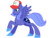 Size: 640x480 | Tagged: safe, artist:srsishere, princess luna, alicorn, pony, g4, ash ketchum, crossover, female, hat, mare, pokémon, pokémon trainer, s1 luna, simple background, solo, transparent background