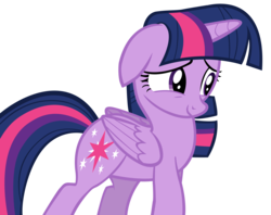 Size: 8000x6345 | Tagged: safe, artist:rudahn, twilight sparkle, alicorn, pony, g4, .psd available, absurd resolution, bashful, cute, female, mare, shy, simple background, smiling, solo, transparent background, twiabetes, twilight sparkle (alicorn), vector