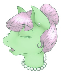 Size: 600x722 | Tagged: safe, artist:puppet-runo, oc, oc only, pony, female, green, mare, solo