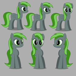 Size: 3000x3000 | Tagged: safe, artist:bronydanceparty, oc, oc only, oc:forest rain, pegasus, pony, female, flash puppet, high res, mare, solo