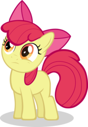 Size: 2000x2889 | Tagged: safe, artist:dash1e, apple bloom, earth pony, pony, g4, female, filly, high res, simple background, solo, transparent background, vector